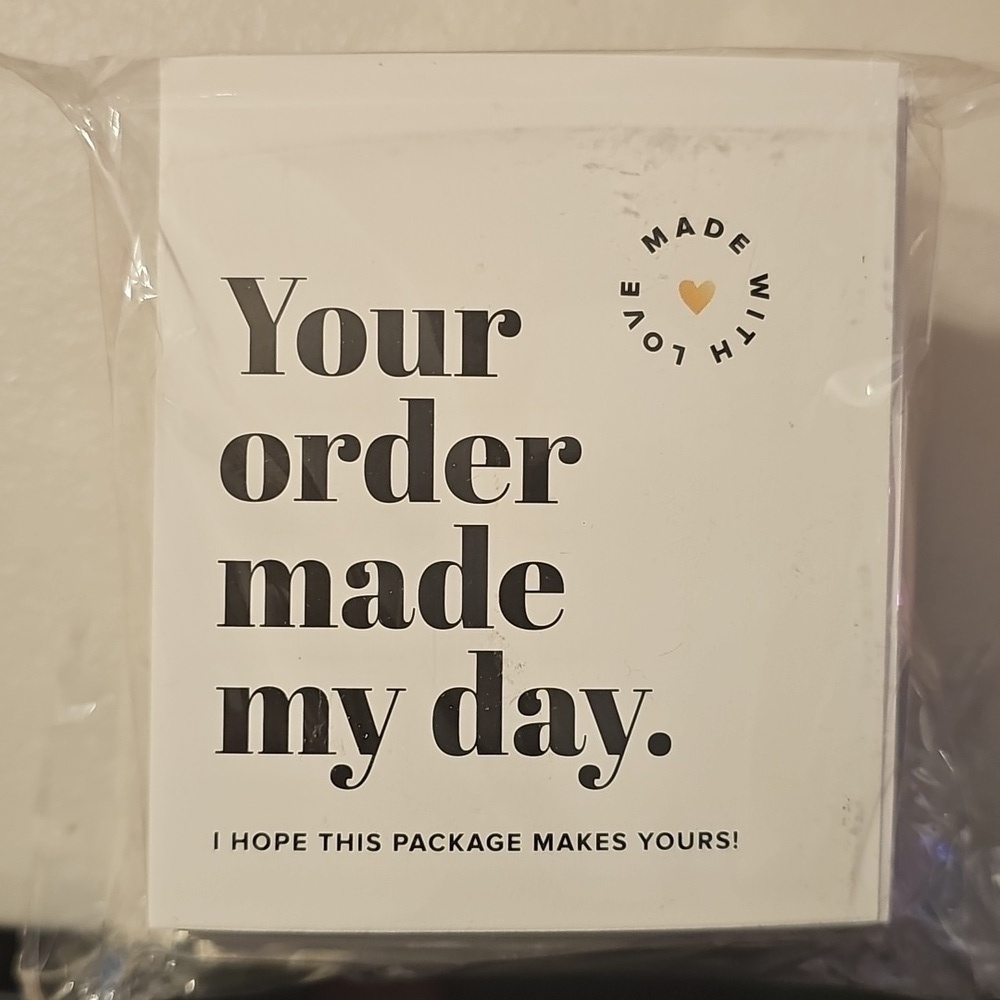 "Your Order Made My Day, I HOPE THIS PACKAGE MAKE YOURS!" CARDS- 100 CAR… - Picture 8 of 8